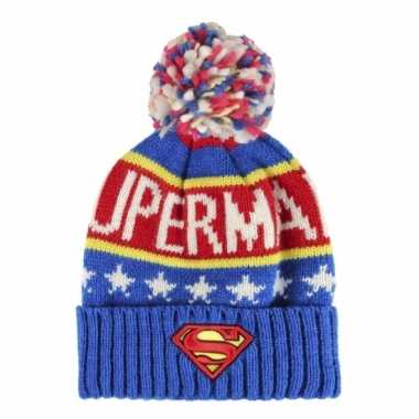 Wintermutsen superman voor kinderen