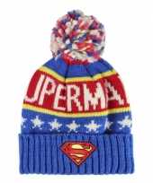 Wintermutsen superman voor kinderen